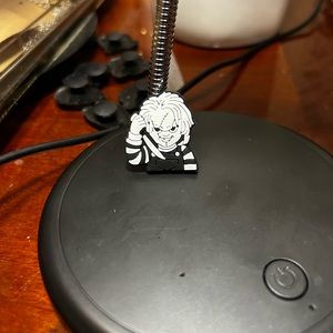 3/$8 Black and White Chucky Croc Charm (C)